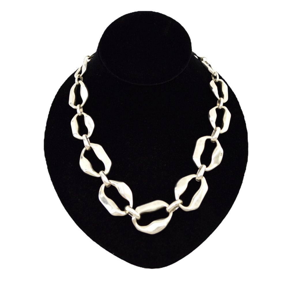 Vidda Silver Chain Link Necklace #217-93